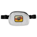 RPET Fuzzy Fanny Pack - White Logo RPET Fuzzy Fanny Pack - White Logo