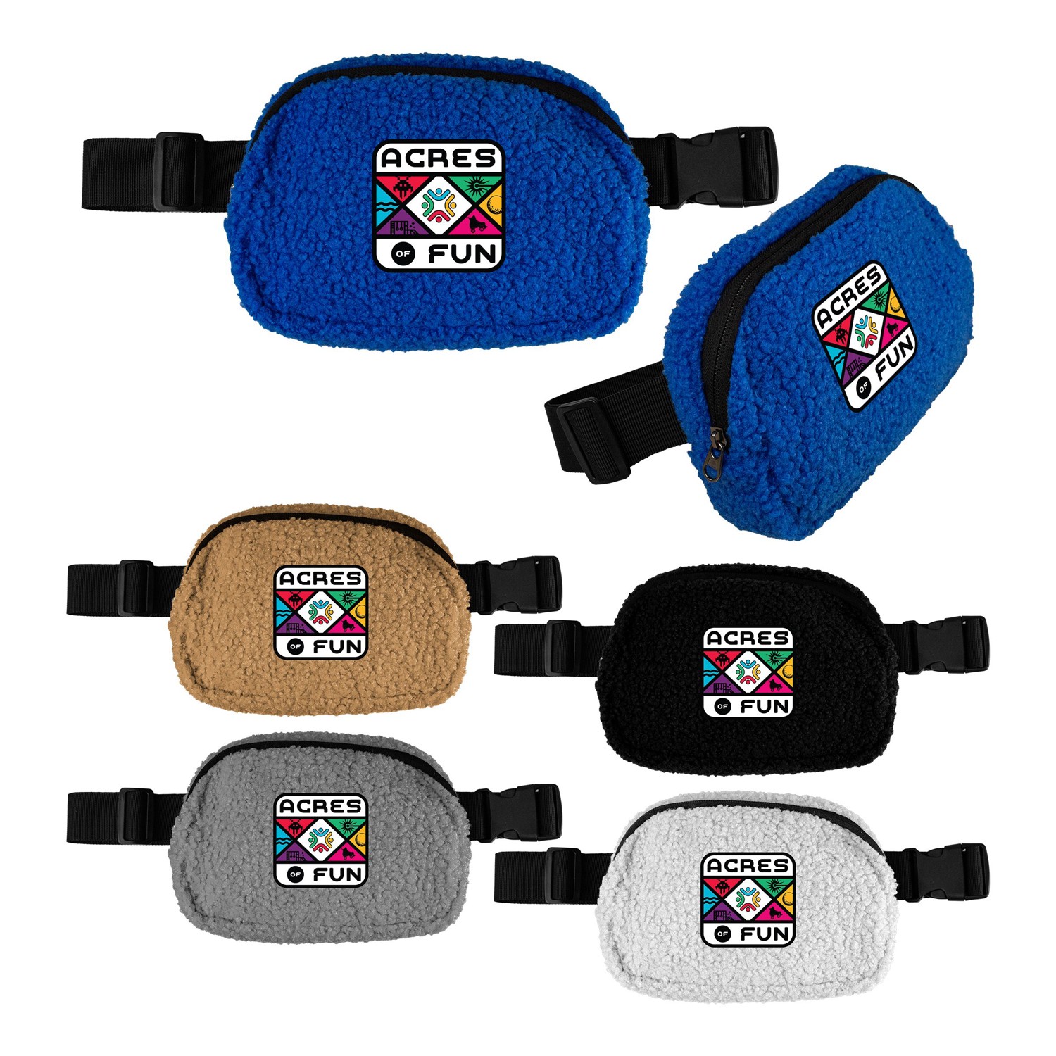 RPET Fuzzy Fanny Pack 1