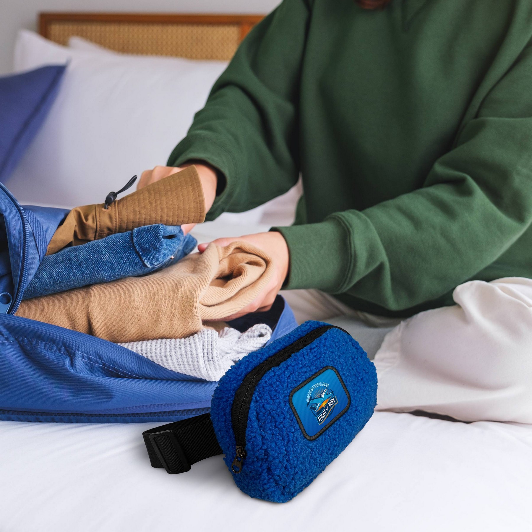 RPET Fuzzy Fanny Pack 1