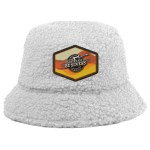 Fuzzy RPET Bucket Hat - White Logo Fuzzy RPET Bucket Hat - White Logo