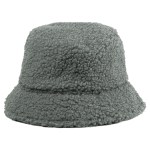Fuzzy RPET Bucket Hat - Gray Blank Fuzzy RPET Bucket Hat - Gray Blank