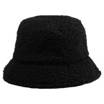 Fuzzy RPET Bucket Hat - Black Blank Fuzzy RPET Bucket Hat - Black Blank