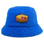Fuzzy RPET Bucket Hat - Blue Logo Fuzzy RPET Bucket Hat - Blue Logo