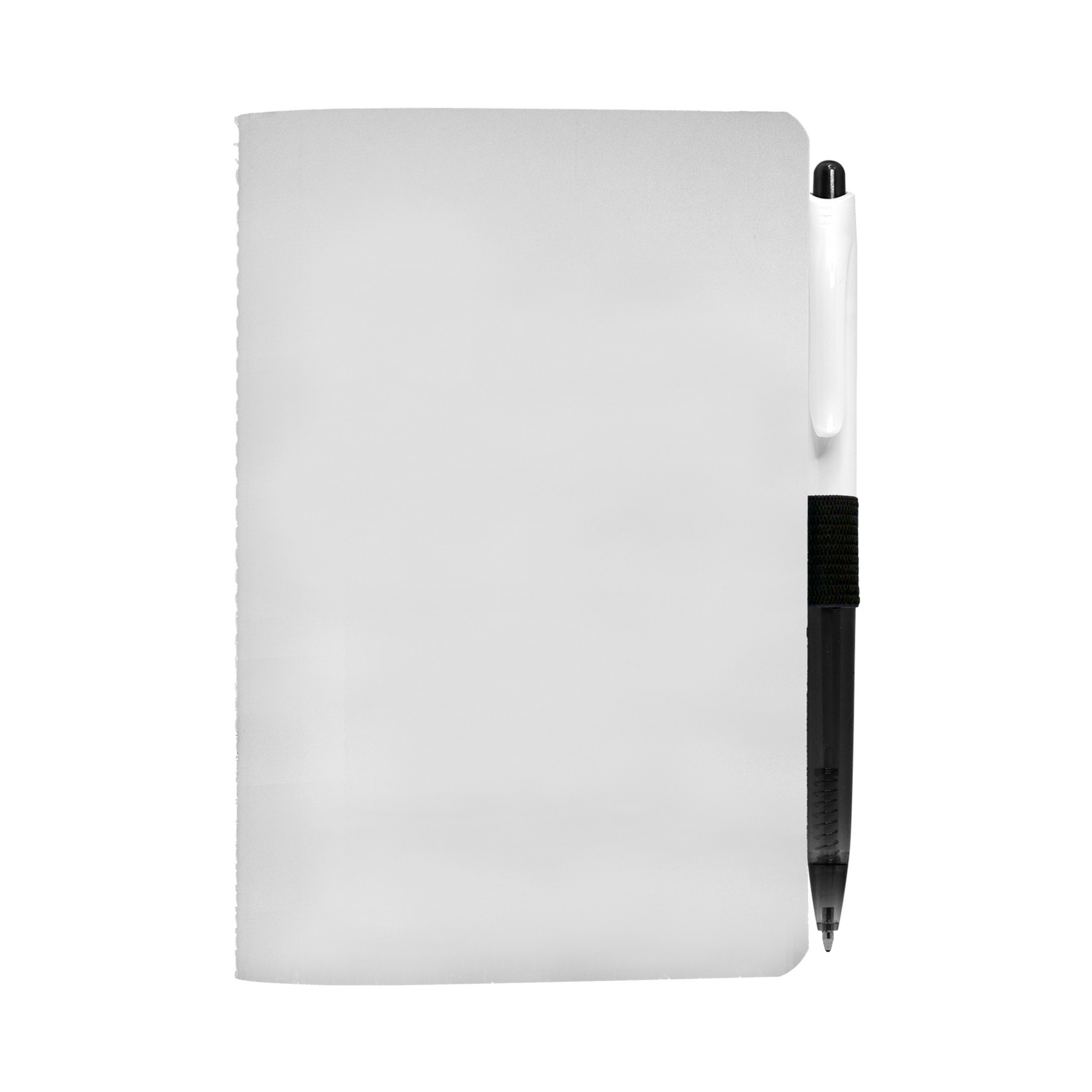 4" X 6" Sewn Paper Cover Notebook with Pen 1