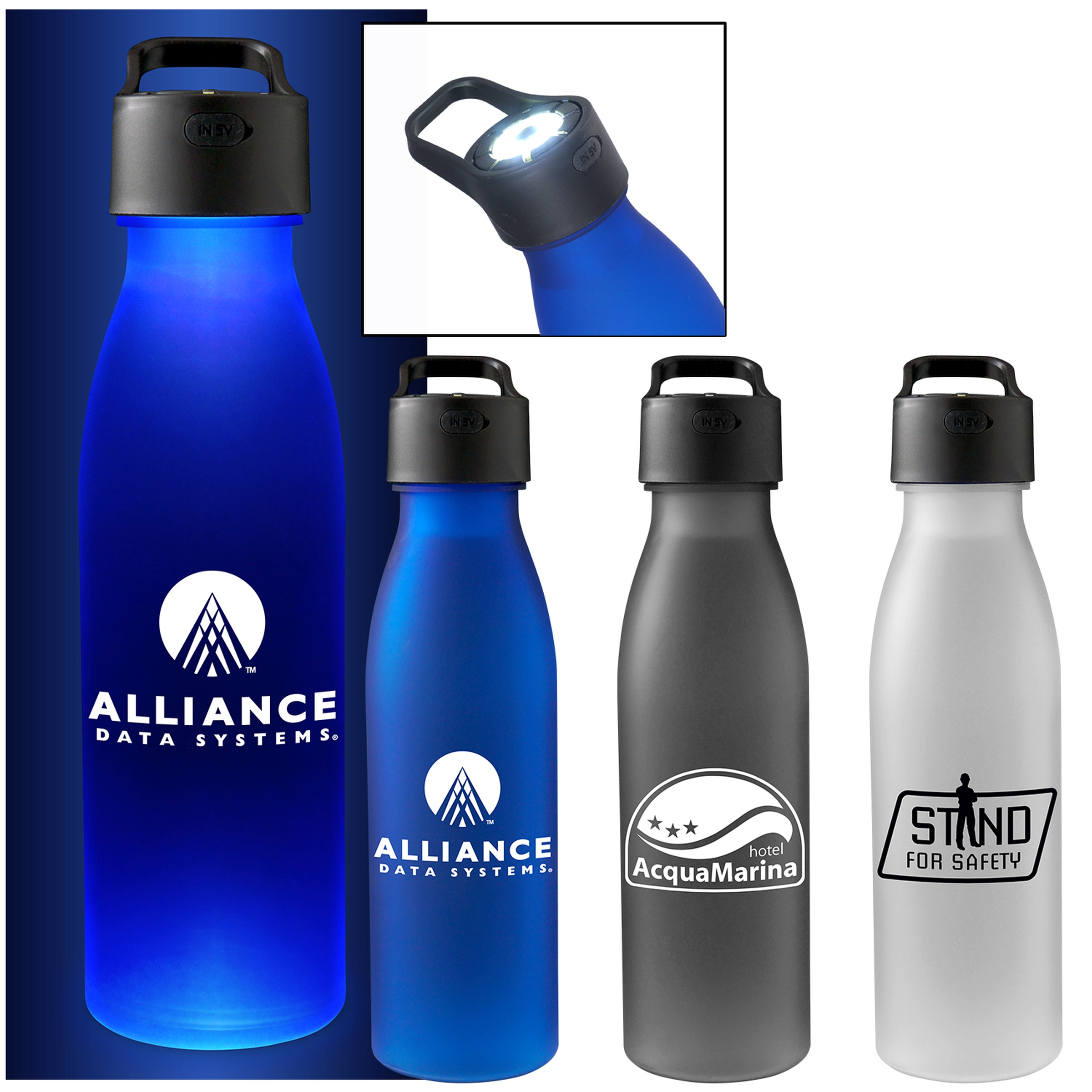 Silhouette Flashlight Bottle 1