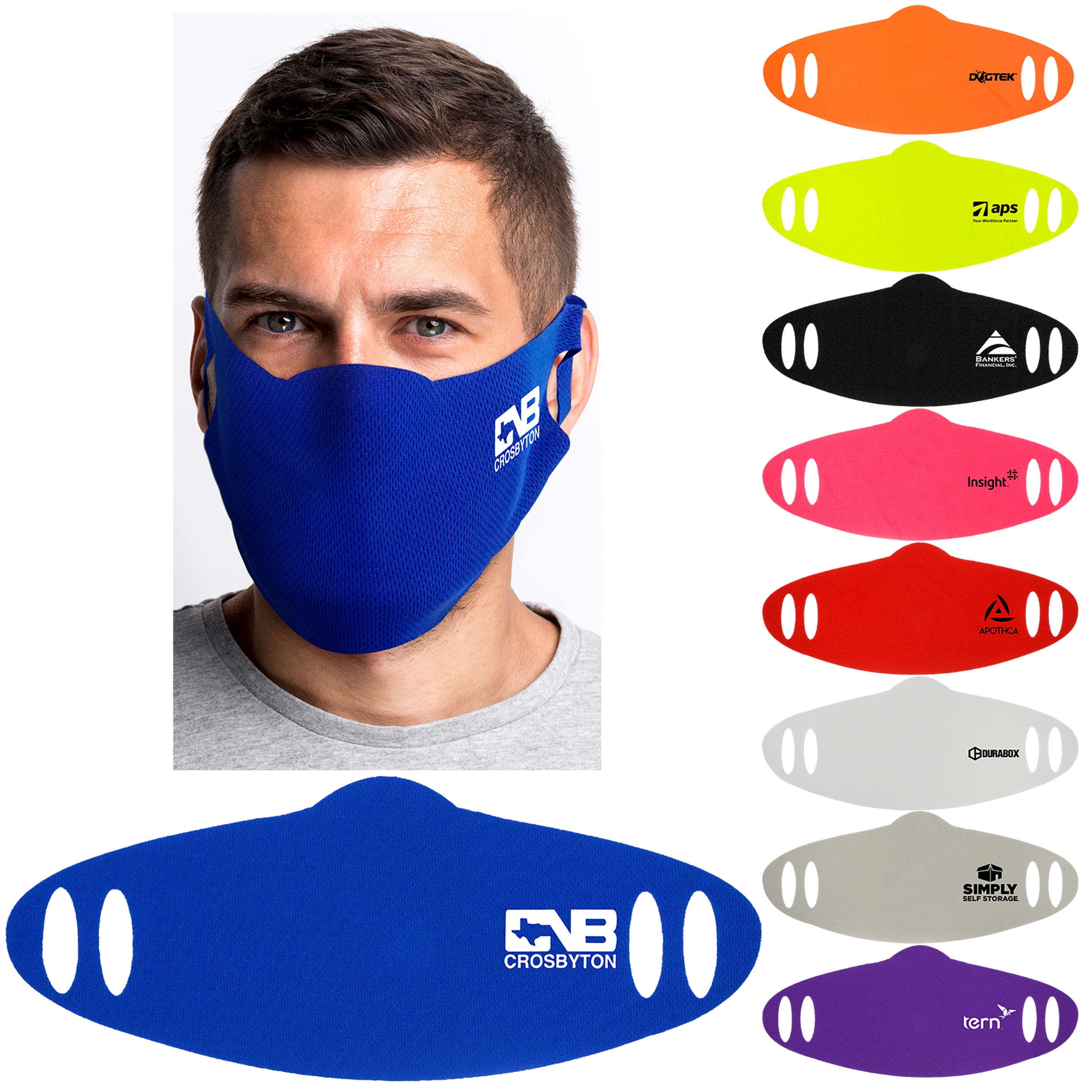 Colorful Fabric Face Mask 1