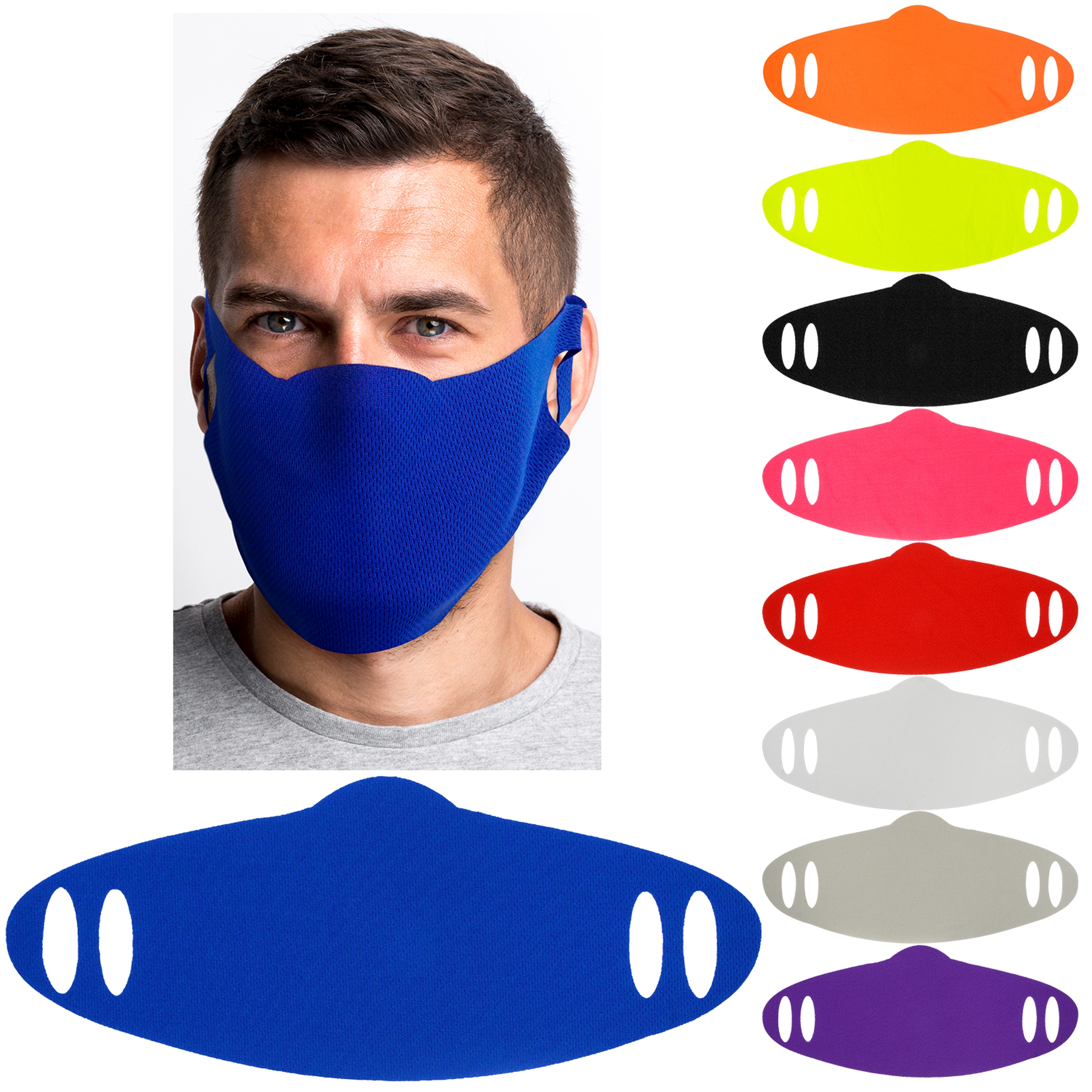 Colorful Fabric Face Mask 1