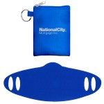 Tall Stretchy Face Mask Pouch - Blue Tall Stretchy Face Mask Pouch - Blue