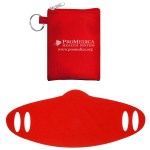 Tall Stretchy Face Mask Pouch - Red Tall Stretchy Face Mask Pouch - Red