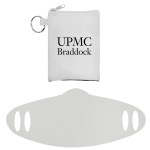 Tall Stretchy Face Mask Pouch - White Tall Stretchy Face Mask Pouch - White