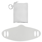 Tall Stretchy Face Mask Pouch - White Tall Stretchy Face Mask Pouch - White