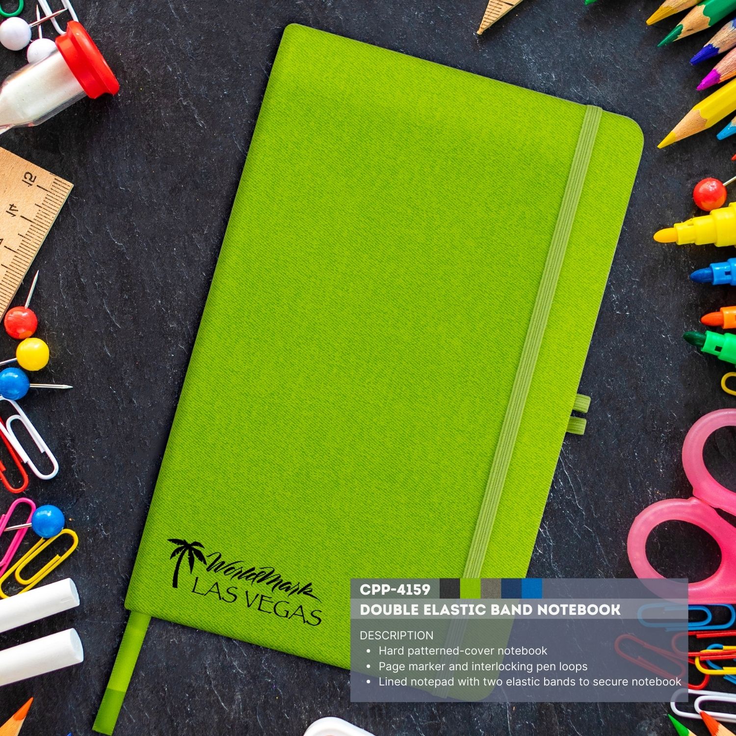 Double Elastic Band Notebook 1