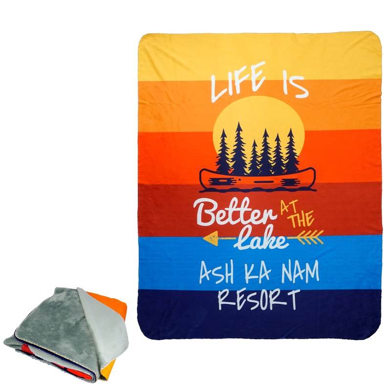 Full Color Velvet Recycled Plush Blanket 1 Full Color Velvet Recycled Plush Blanket 1