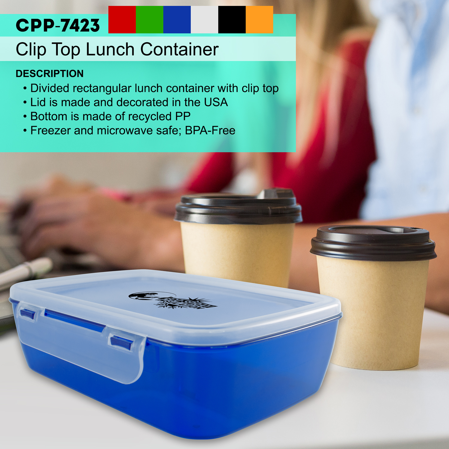 Clip Top Lunch Container 1