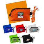 Zip Around Cloth & Ear Bud Kit 1 Zip Around Cloth & Ear Bud Kit 1