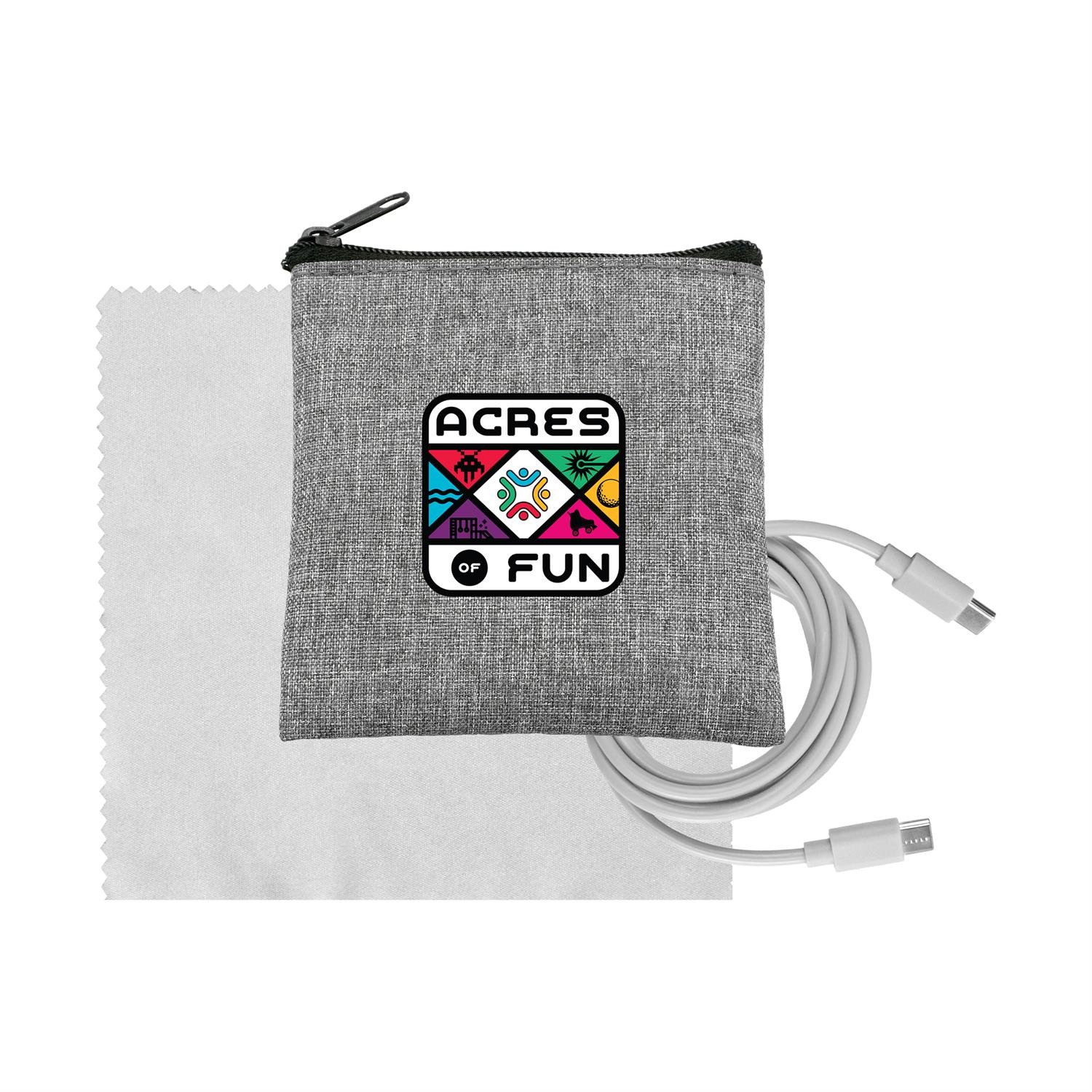 Recycled A+C to C Cable & Cloth Set 1