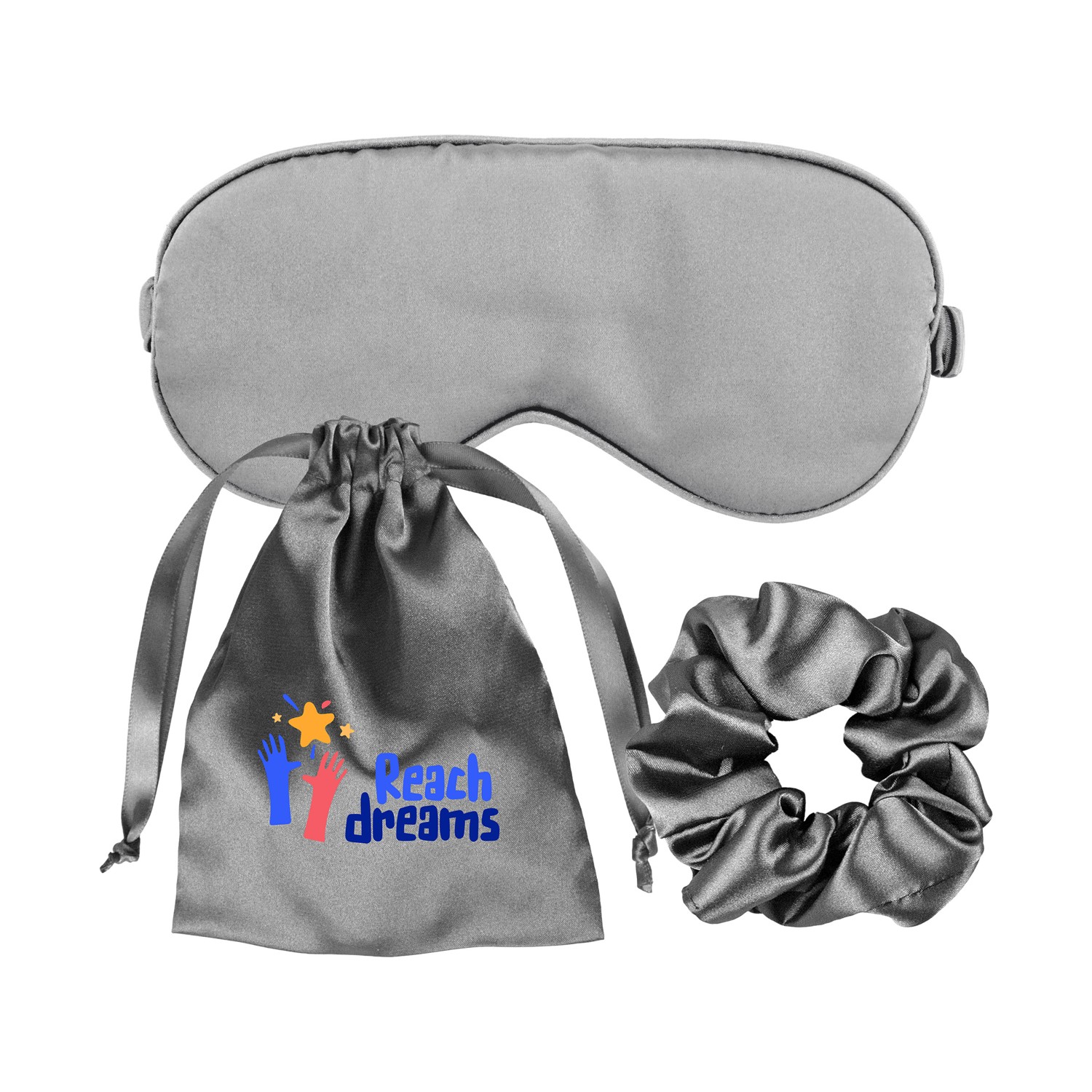 Satiny Scrunchie Sleep Set 1