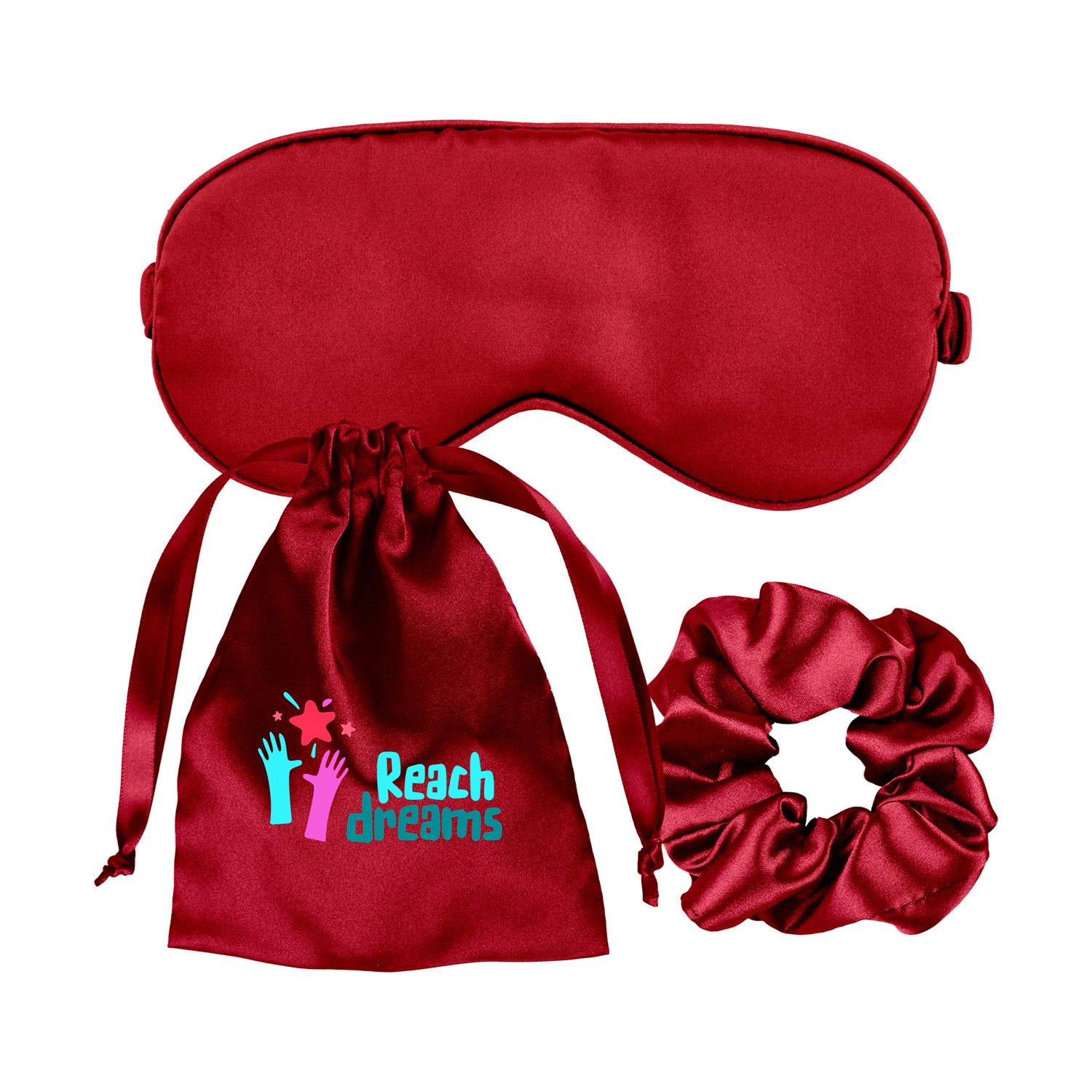 Satiny Scrunchie Sleep Set 1