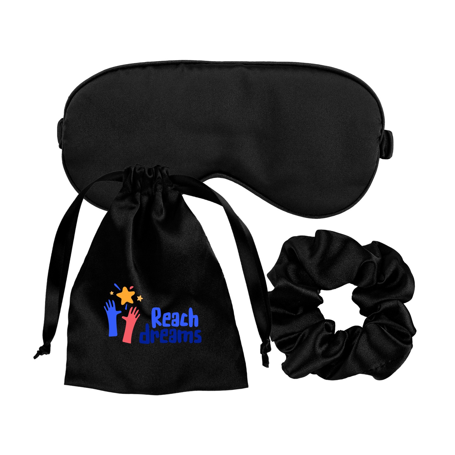 Satiny Scrunchie Sleep Set 1