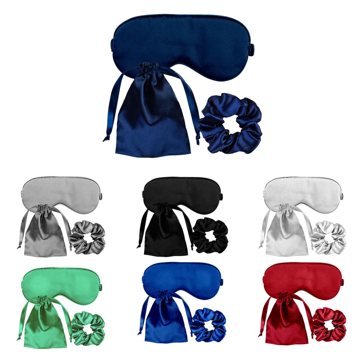 Satiny Scrunchie Sleep Set 1