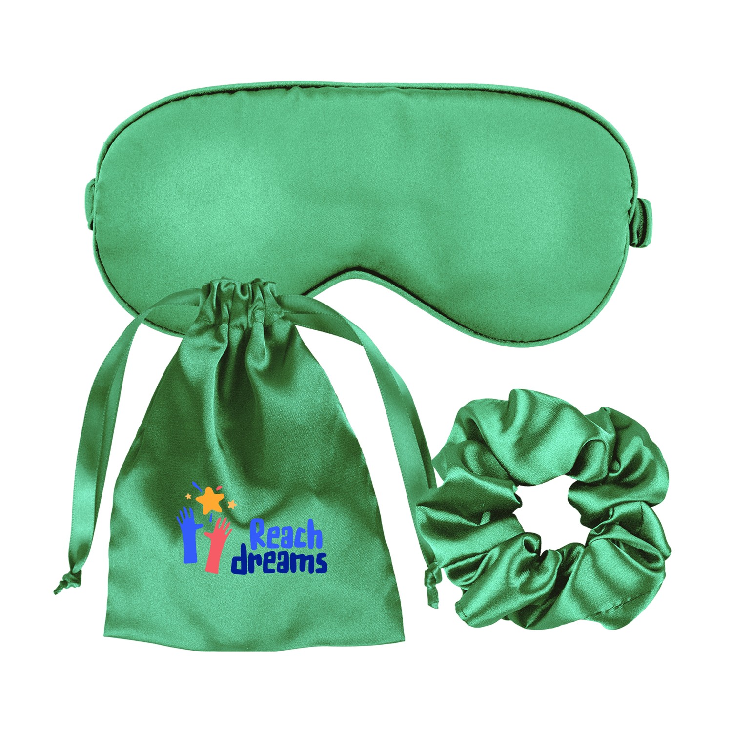 Satiny Scrunchie Sleep Set 1