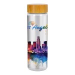 Bamboo Pattern Lumina 24 Oz. Bottle - Logo Bamboo Pattern Lumina 24 Oz. Bottle - Logo