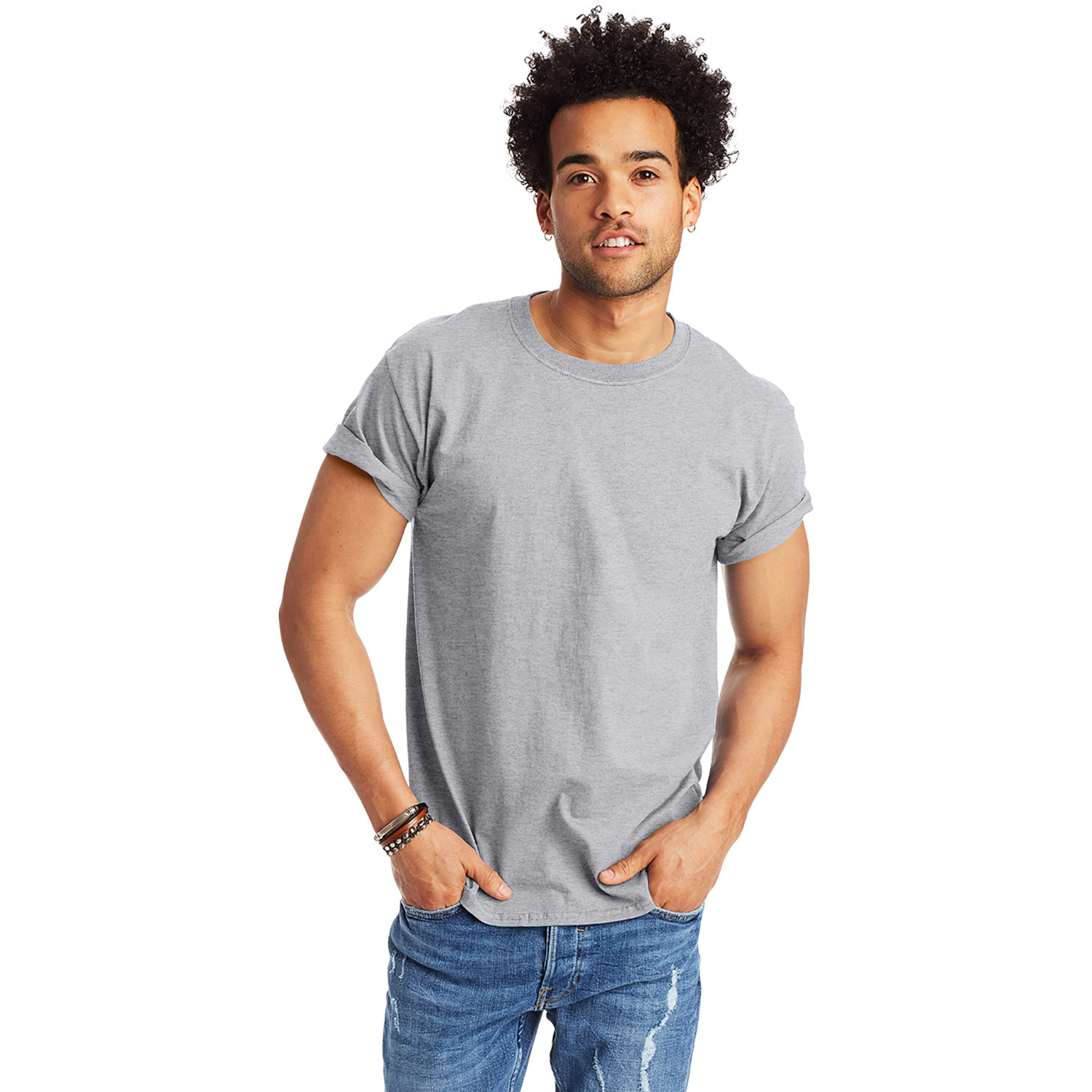Hanes® Men's 6.1 Oz. Tagless T-Shirt 1