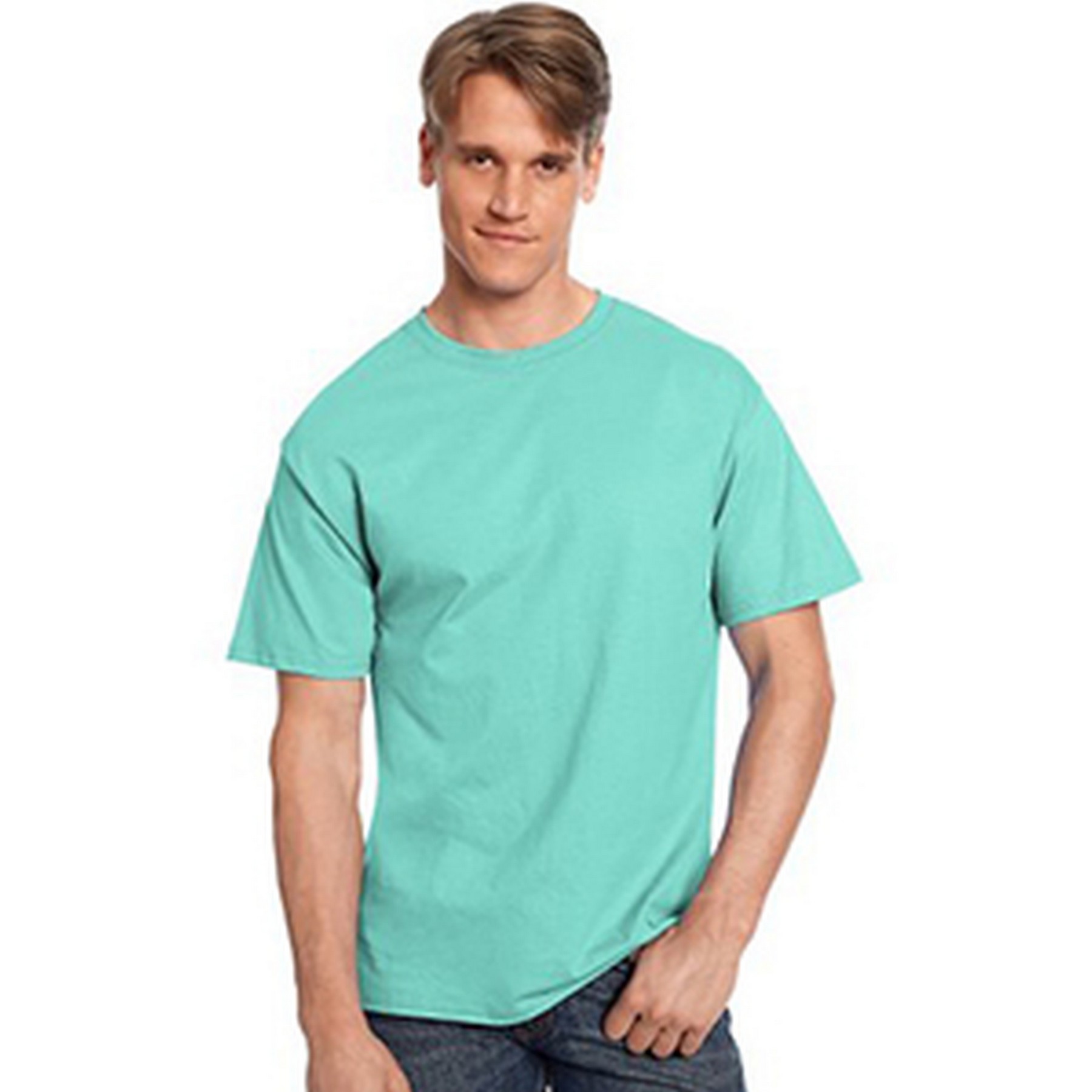 Hanes® Men's 6.1 Oz. Tagless T-Shirt 1