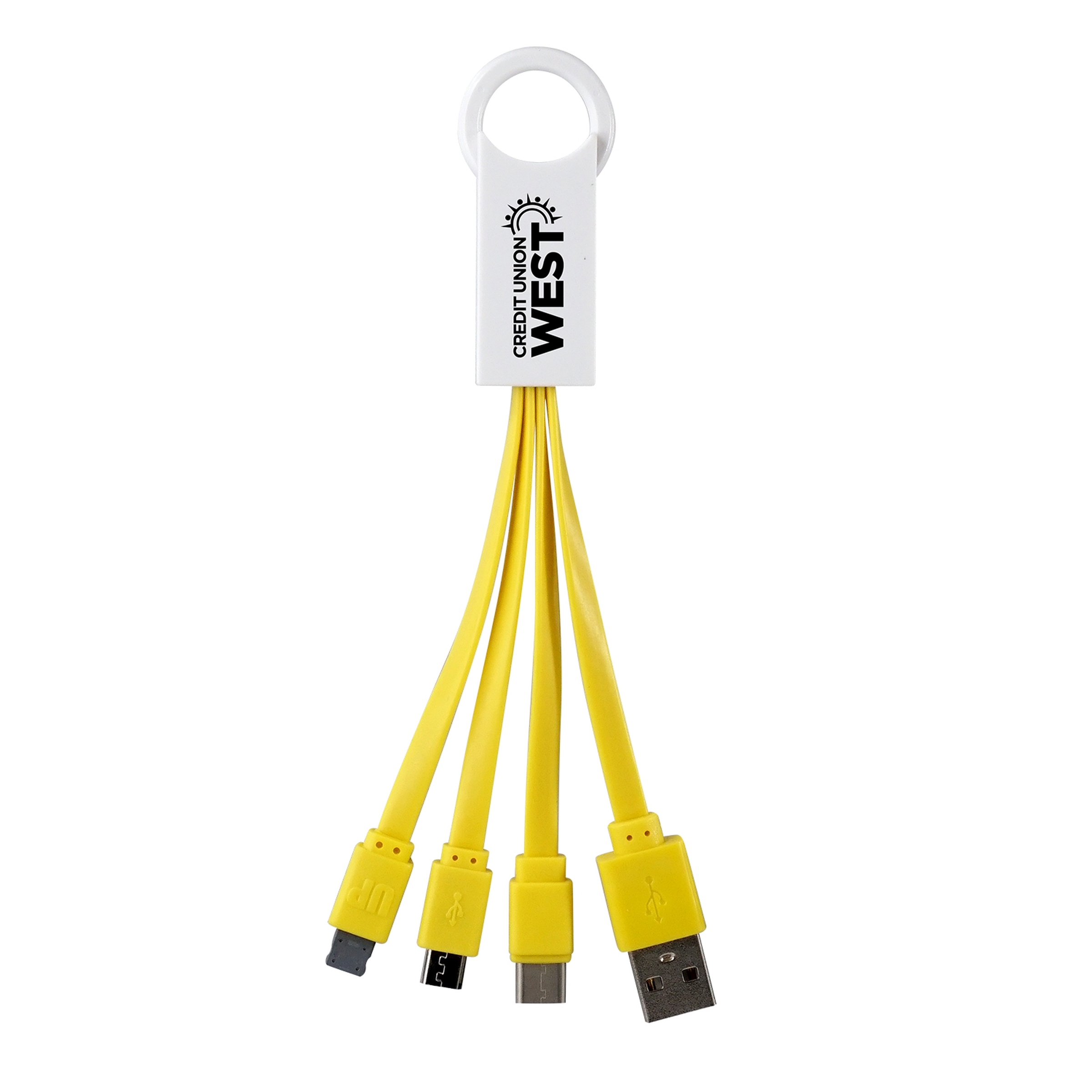 3-In-1 Noodle Charging Cable with Type C USB 1