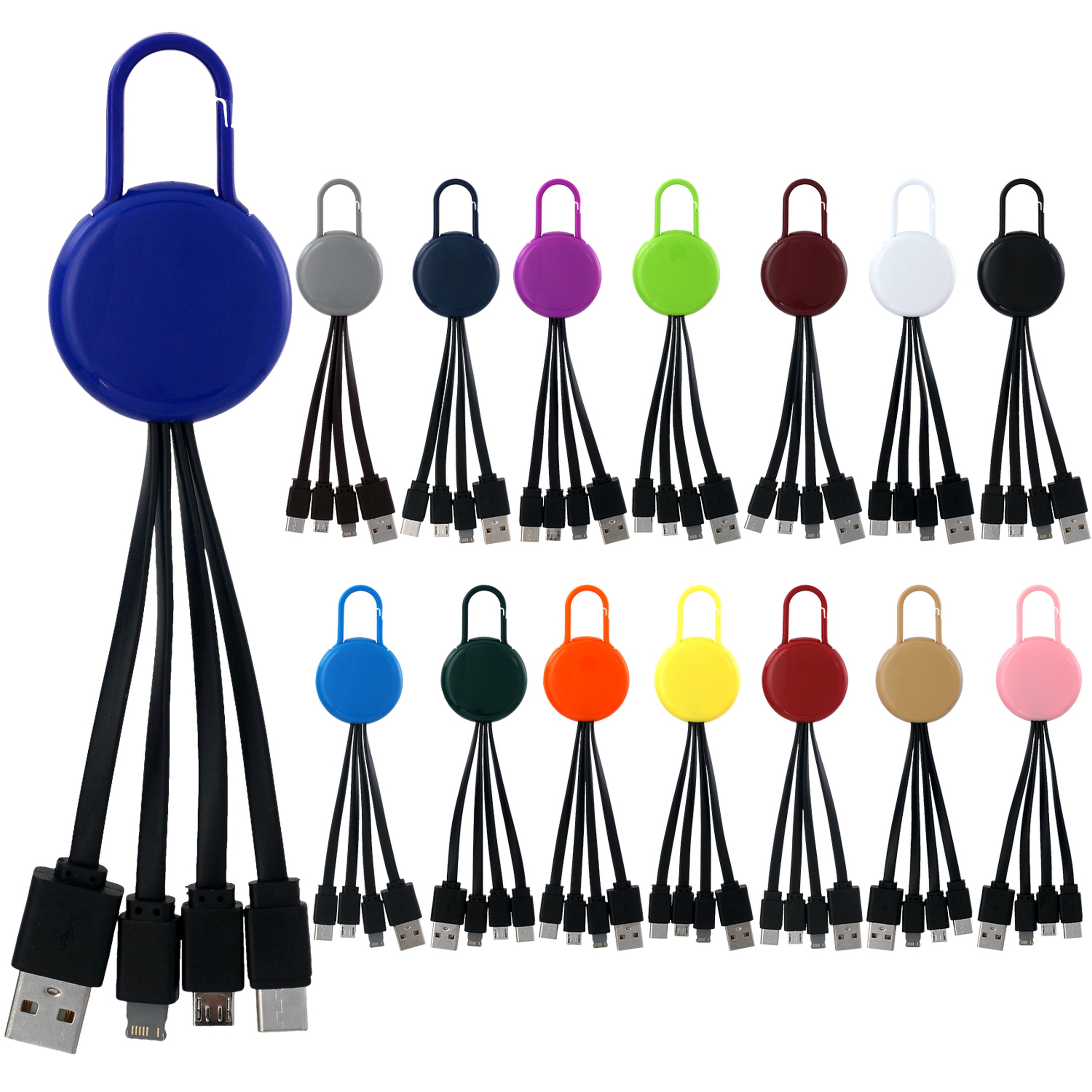 Colorful Clip 3" 1 Charging Cable 1