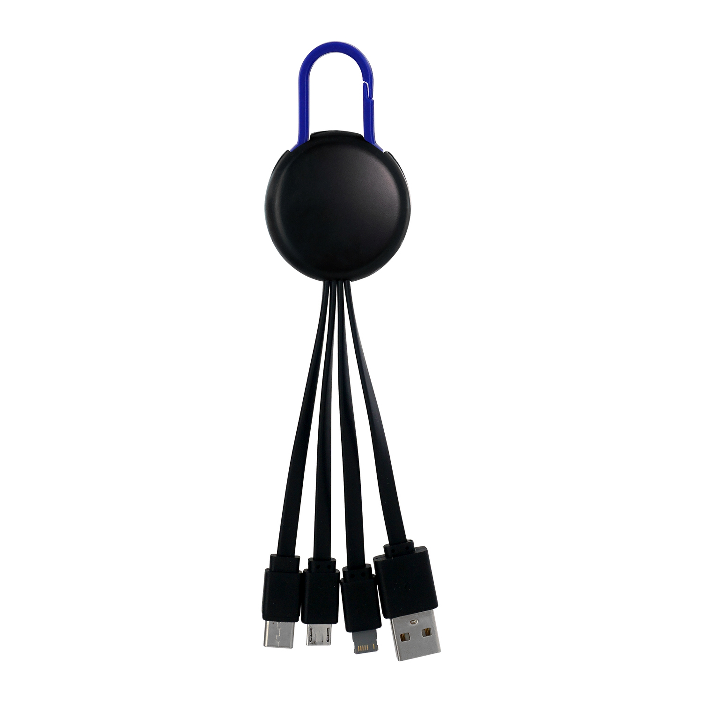 Black Colorful Clip 3" 1 Charging Cable 1