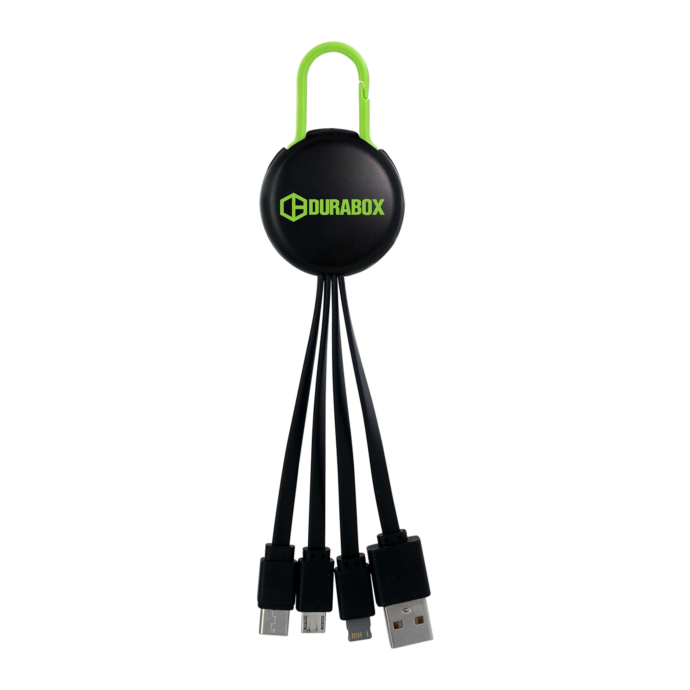 Black Colorful Clip 3" 1 Charging Cable 1