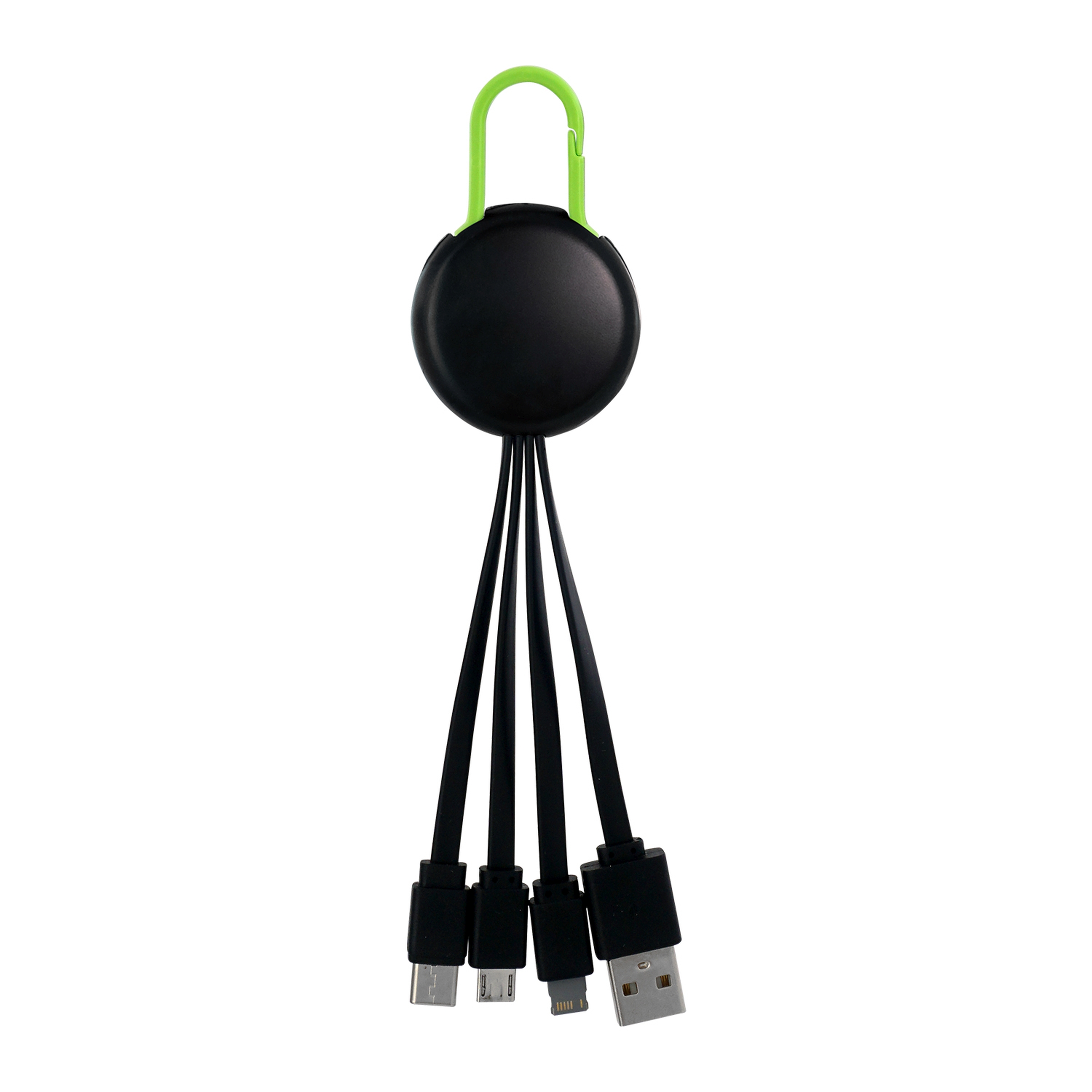 Black Colorful Clip 3" 1 Charging Cable 1