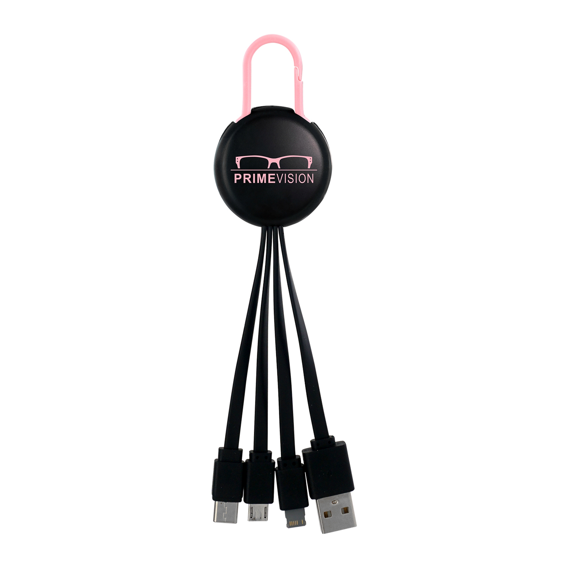 Black Colorful Clip 3" 1 Charging Cable 1