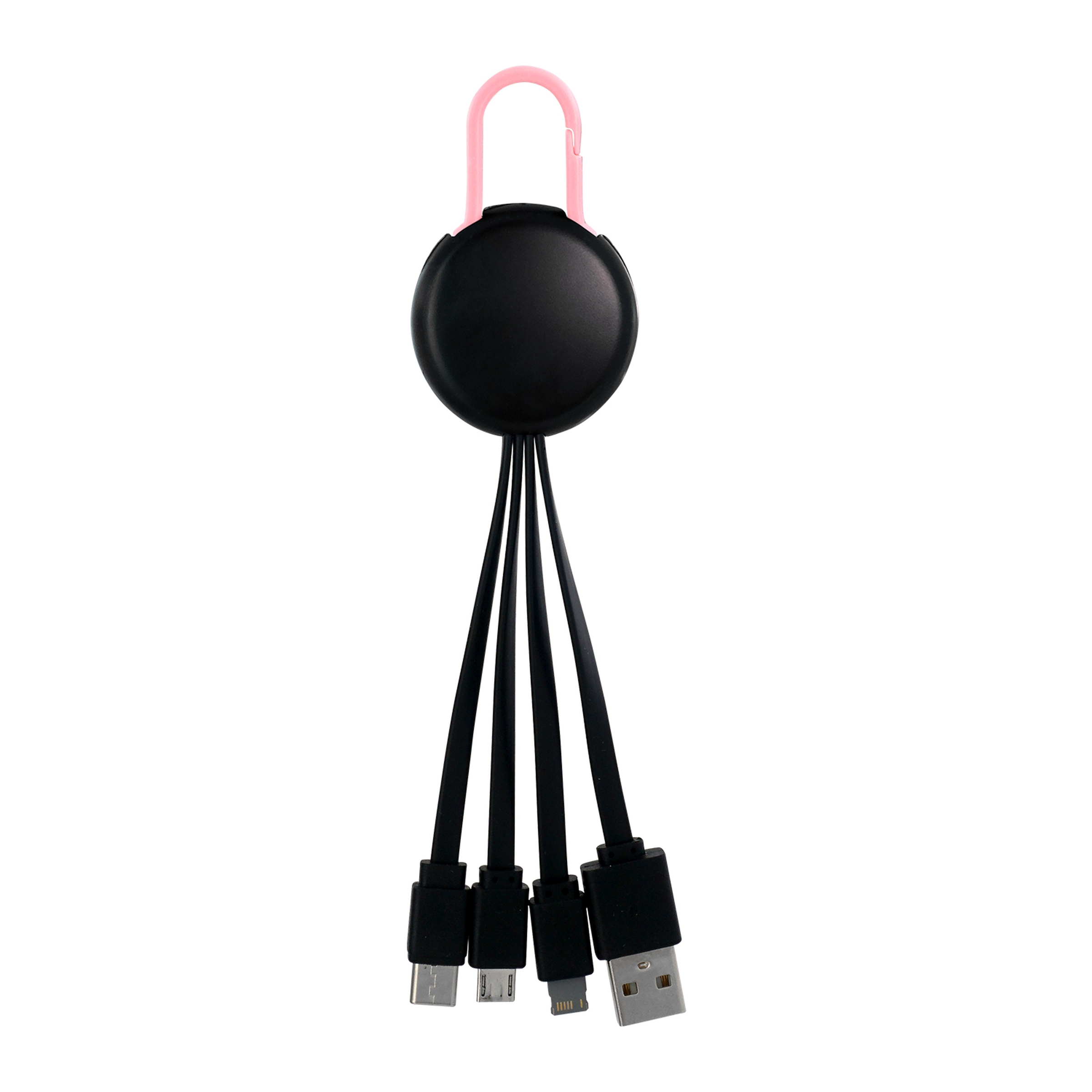 Black Colorful Clip 3" 1 Charging Cable 1