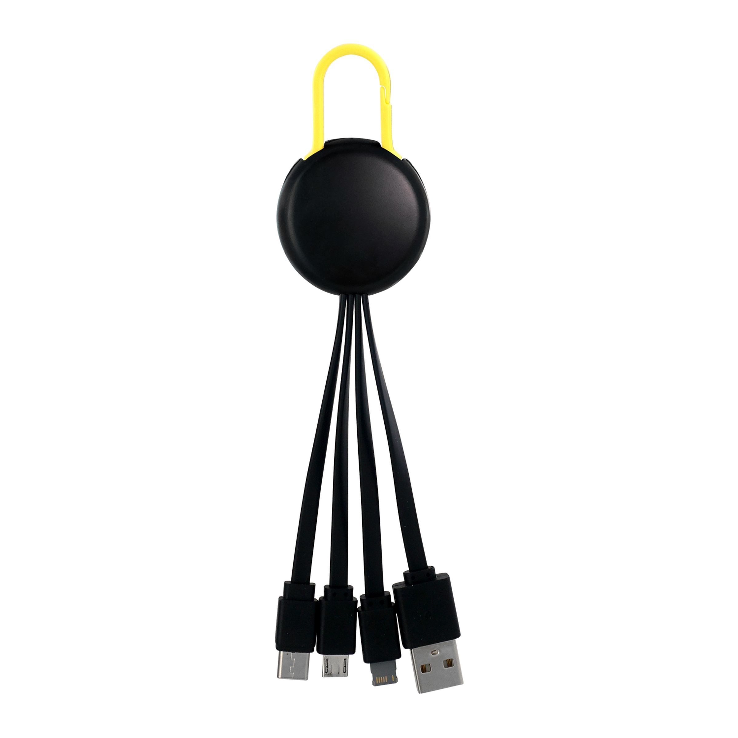 Black Colorful Clip 3" 1 Charging Cable 1