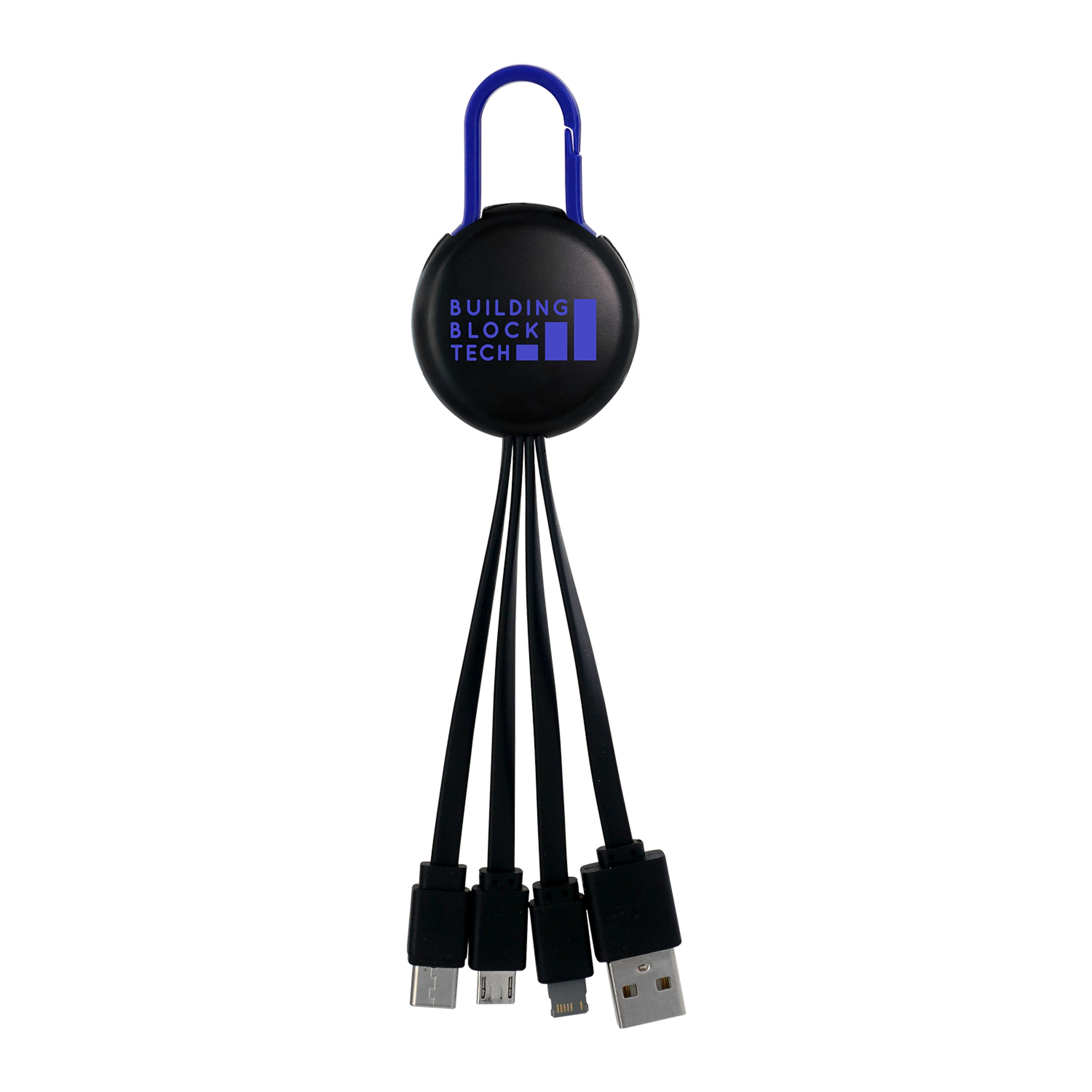 Black Colorful Clip 3" 1 Charging Cable 1