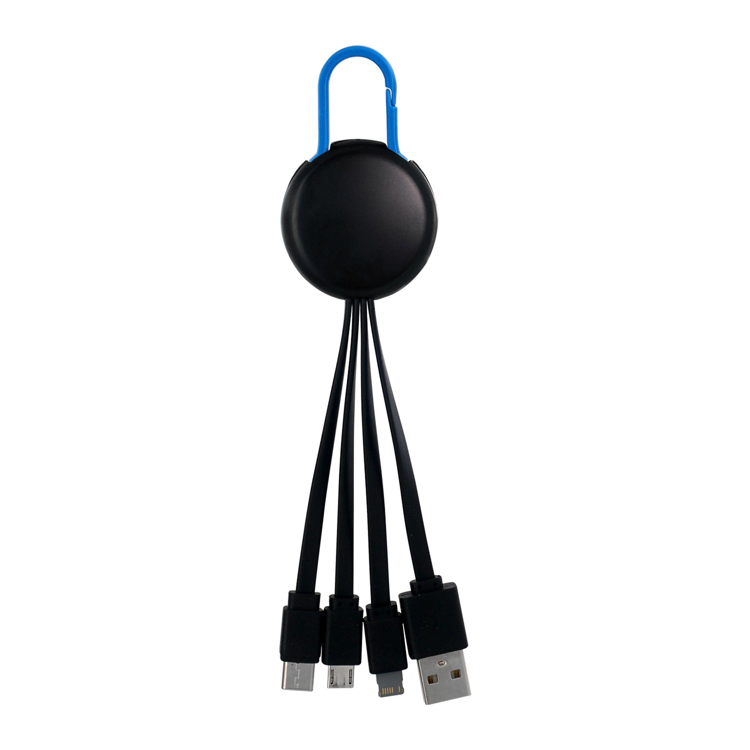 Black Colorful Clip 3" 1 Charging Cable 1