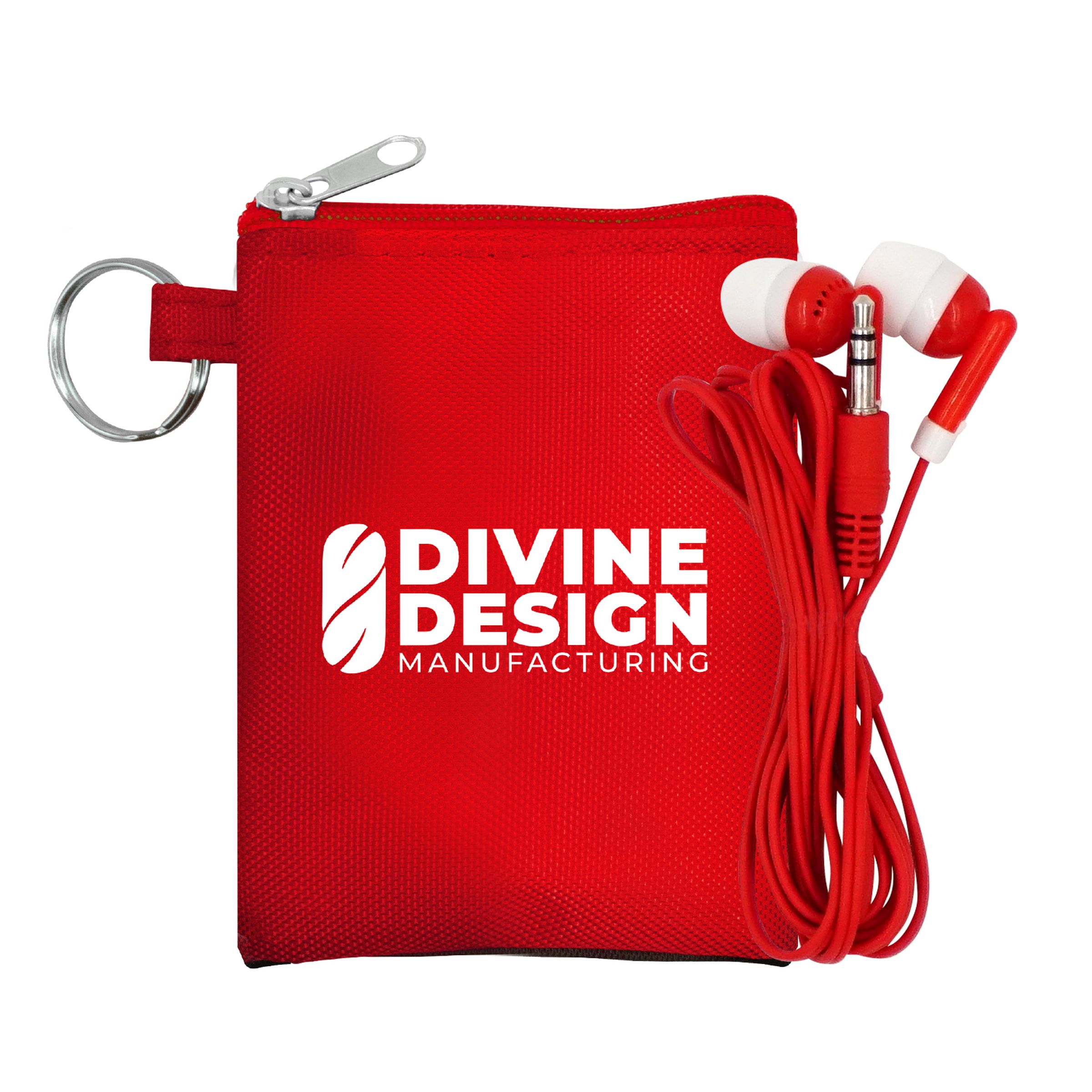 Tall Stretchy Ear Bud Pouch 1