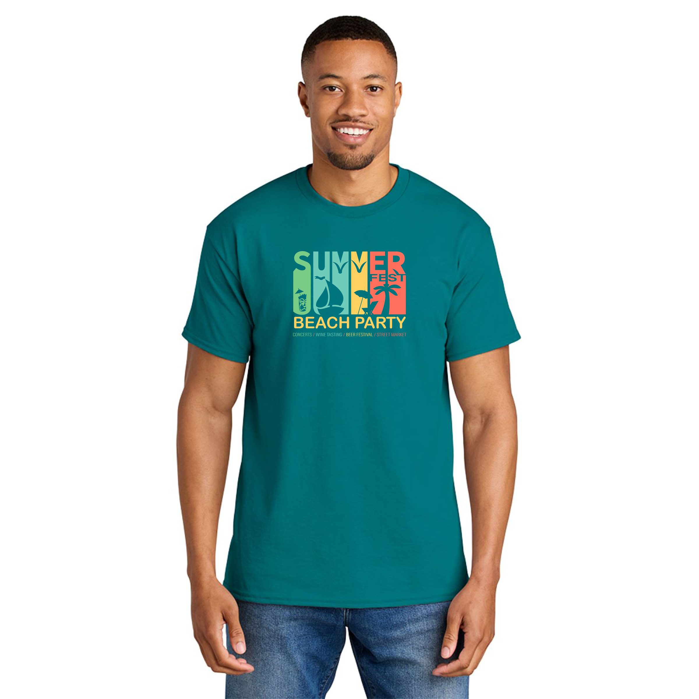 Gildan® DryBlend® 50 Cotton/50 Poly T-Shirt 1
