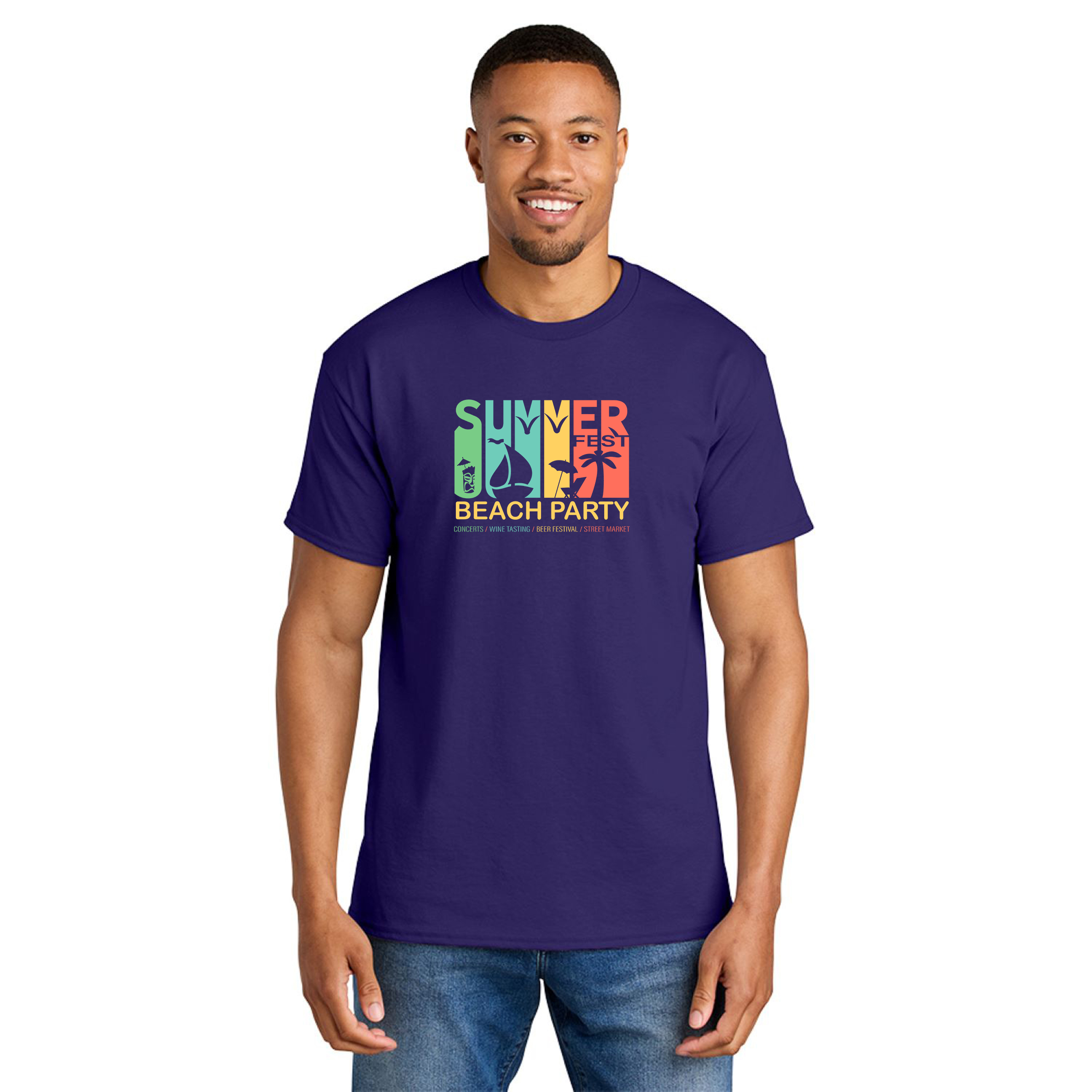 Gildan® DryBlend® 50 Cotton/50 Poly T-Shirt 1