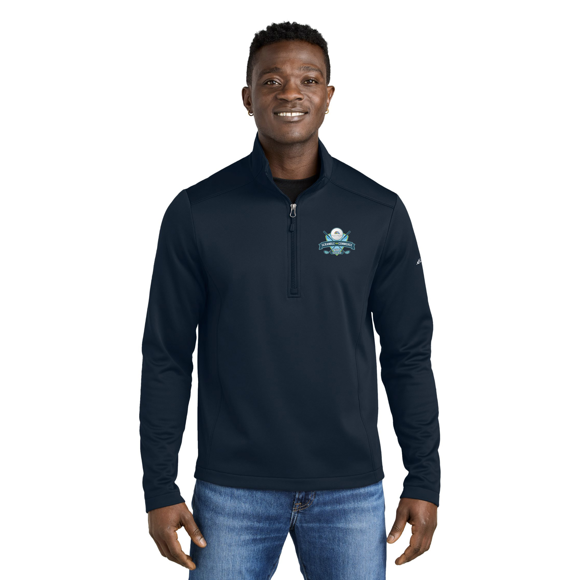 Eddie Bauer® Smooth Mid Layer Fleece 1/2-Zip 1
