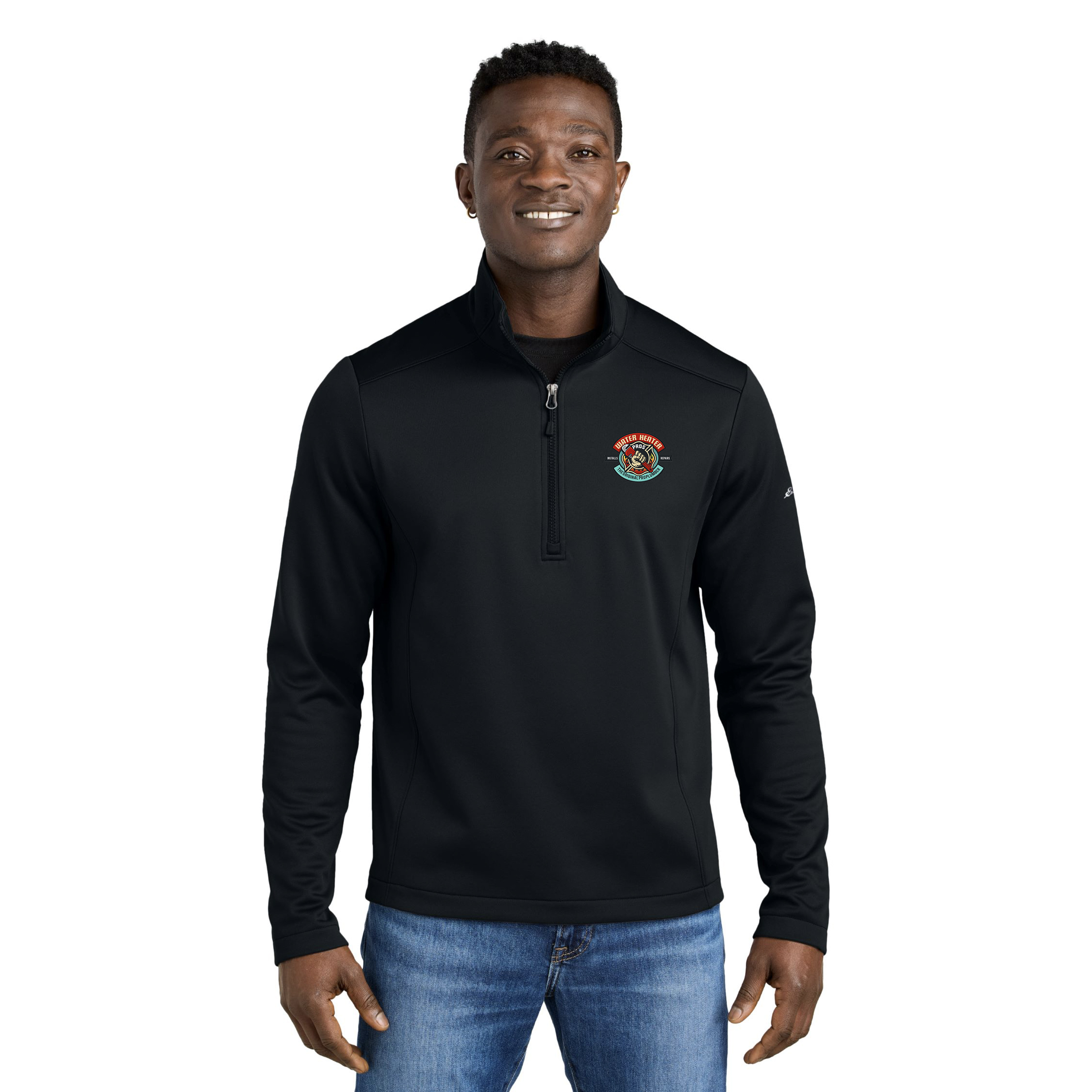 Eddie Bauer® Smooth Mid Layer Fleece 1/2-Zip 1
