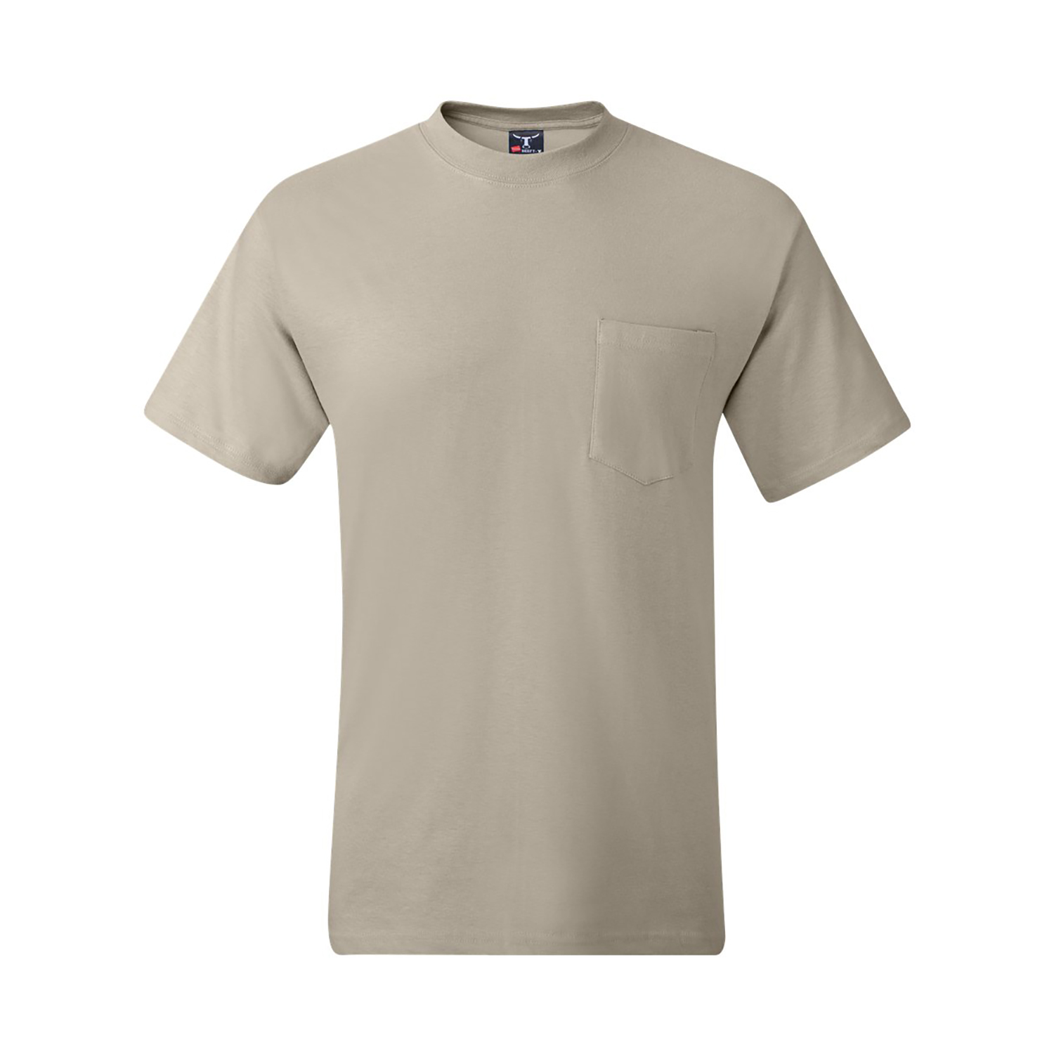 Hanes® Adult 6.1 Oz Beefy-T With Pocket 1