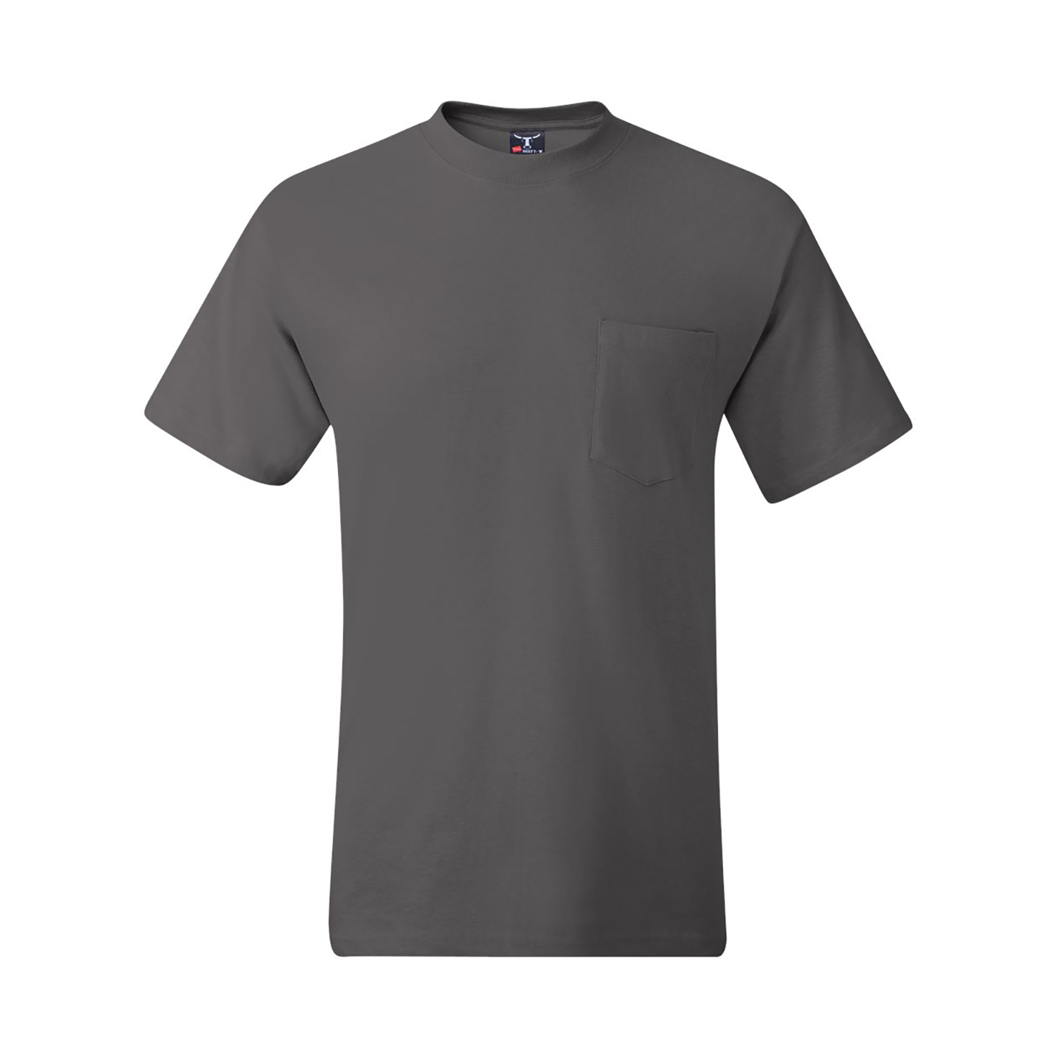 Hanes® Adult 6.1 Oz Beefy-T With Pocket 1