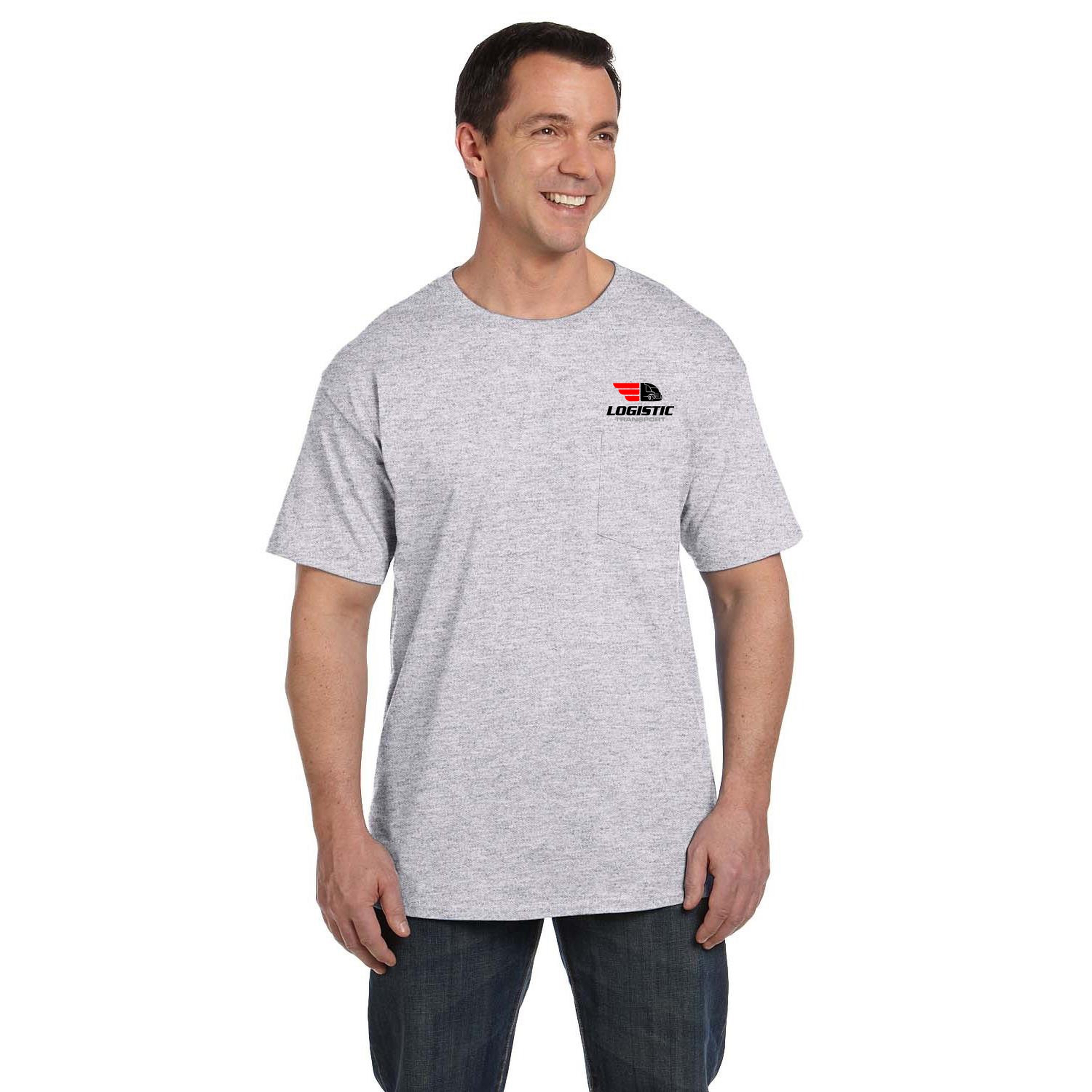 Hanes® Adult 6.1 Oz Beefy-T With Pocket 1