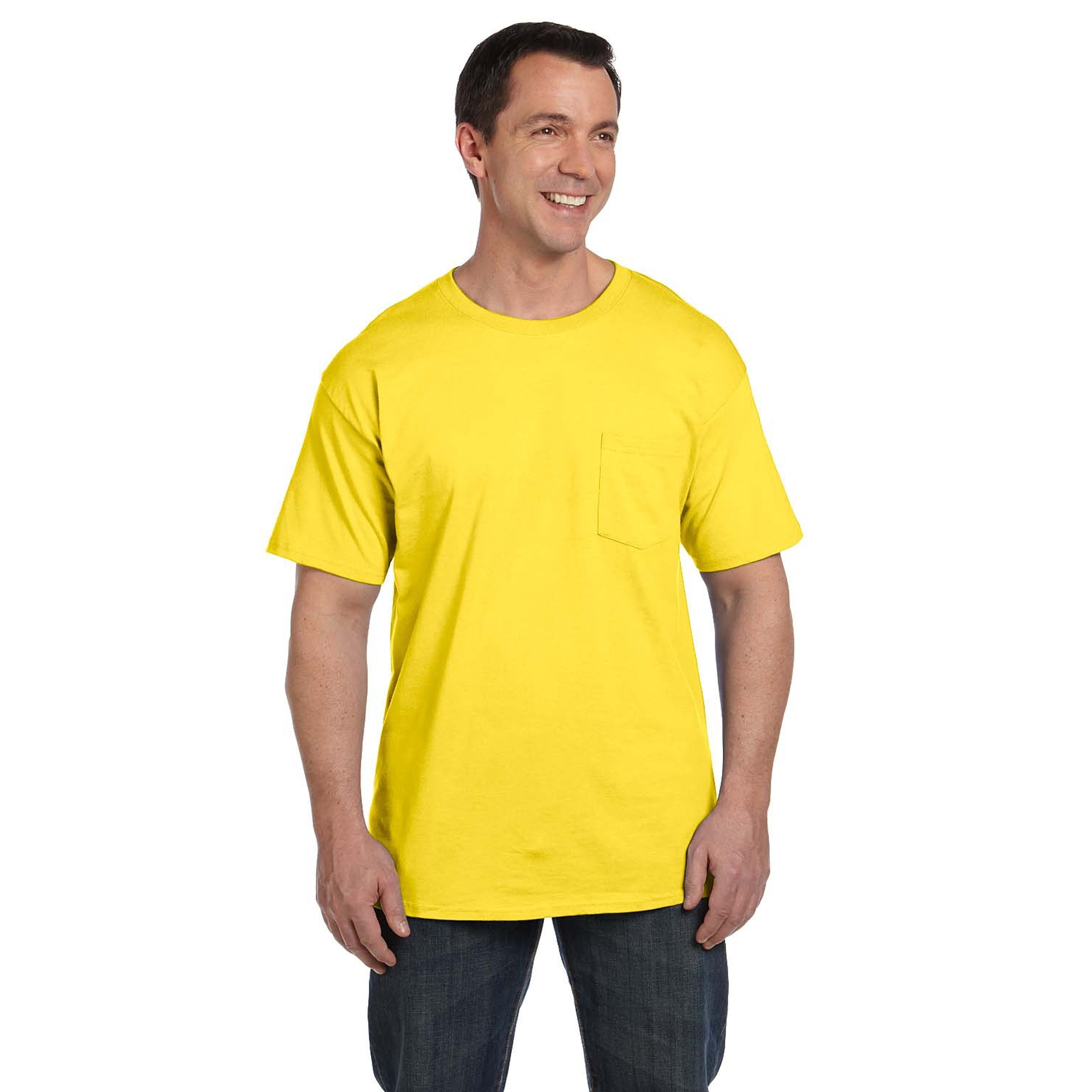 Hanes® Adult 6.1 Oz Beefy-T With Pocket 1