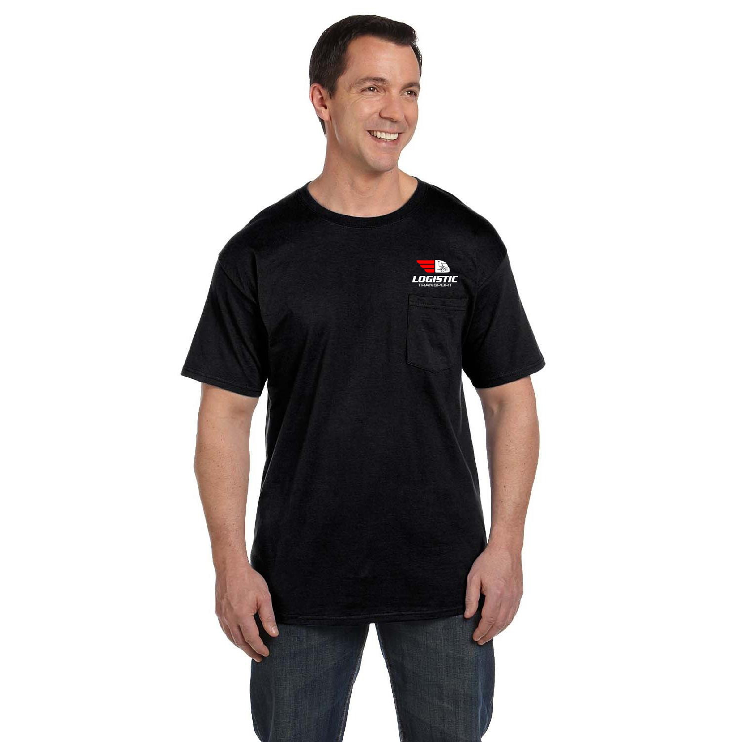Hanes® Adult 6.1 Oz Beefy-T With Pocket 1