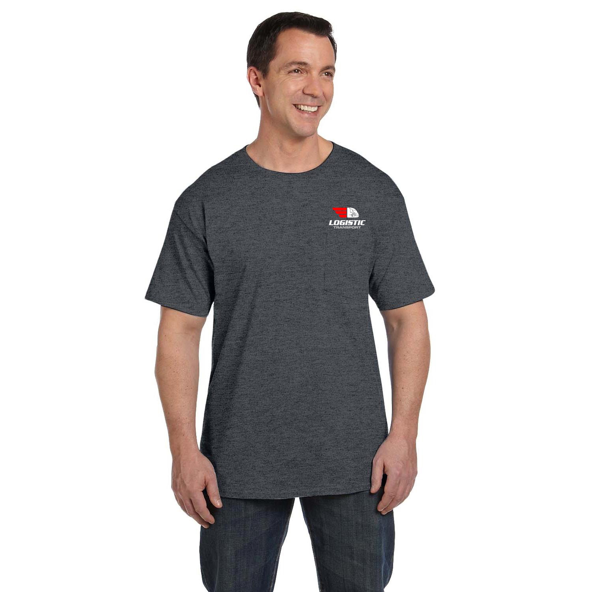 Hanes® Adult 6.1 Oz Beefy-T With Pocket 1