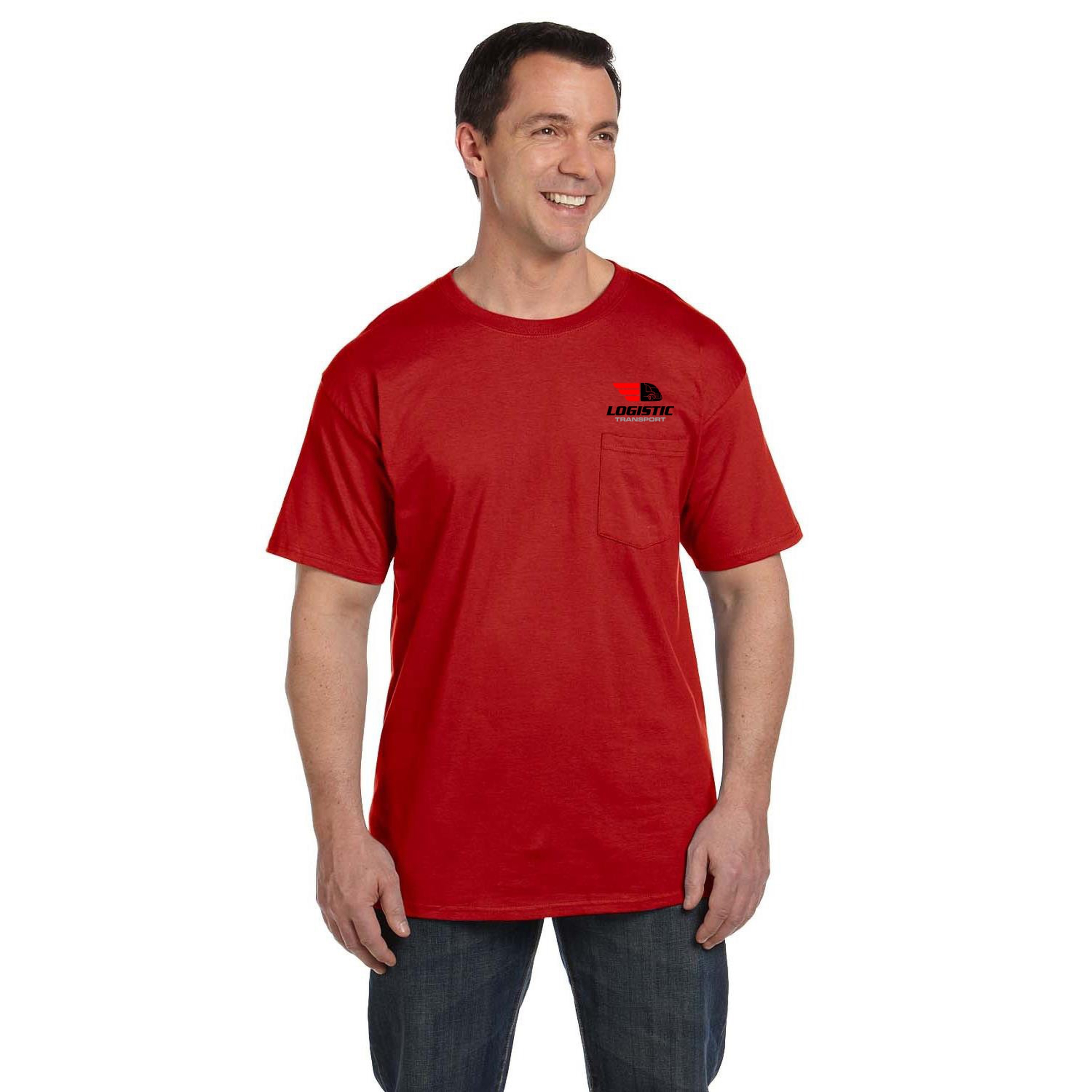 Hanes® Adult 6.1 Oz Beefy-T With Pocket 1